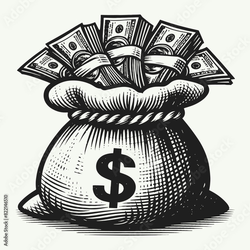 sack of money illustration