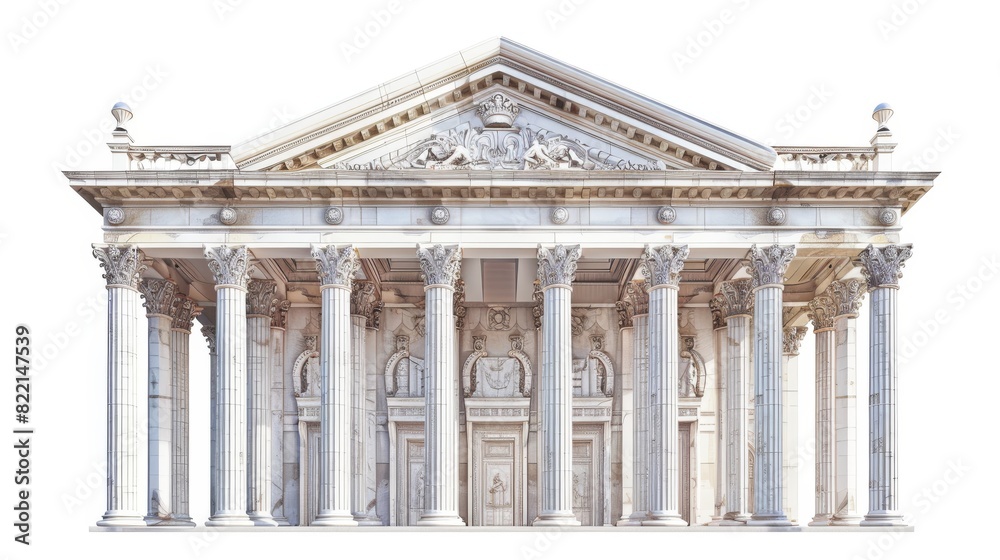 Obraz premium Highresolution facade of a bank building