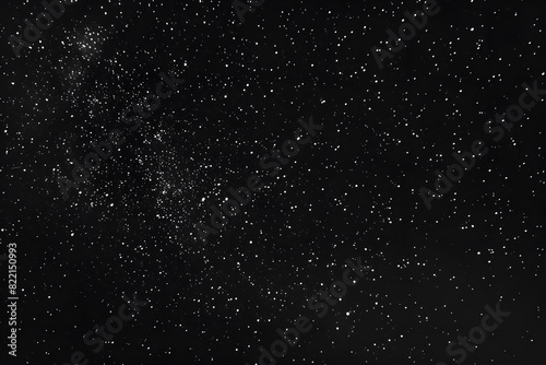 Starry Night Sky with Many Stars