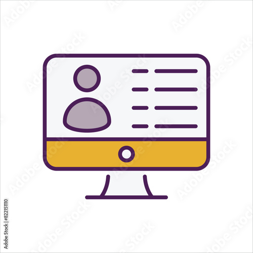 Digital Assistant Icon editable stock vector icon