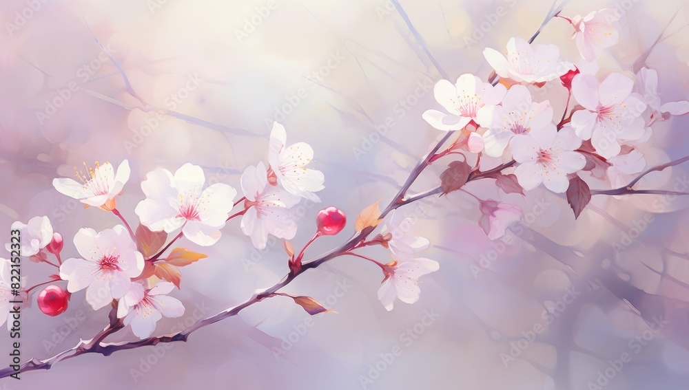 桜の開花と春の訪れ
