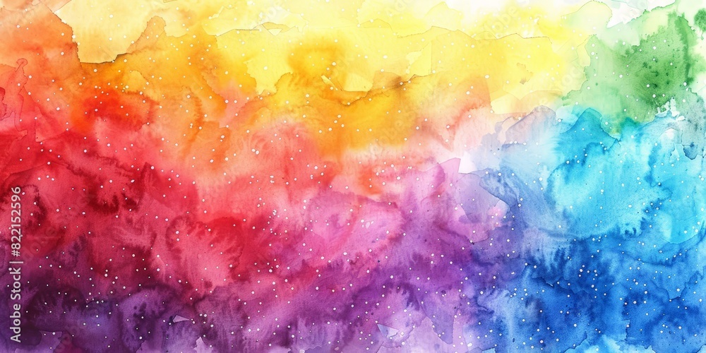 rainbow  watercolor background, colorful abstract background
