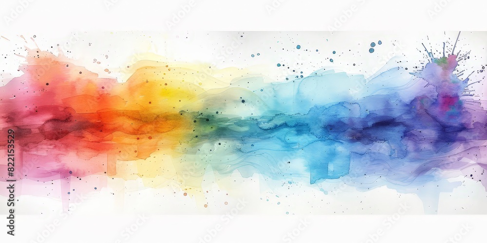 rainbow  watercolor background, colorful abstract background
