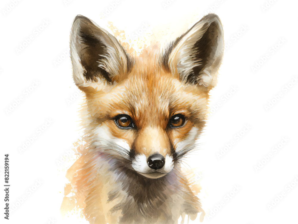 Fox baby. Generative AI Fox baby. Generative AI