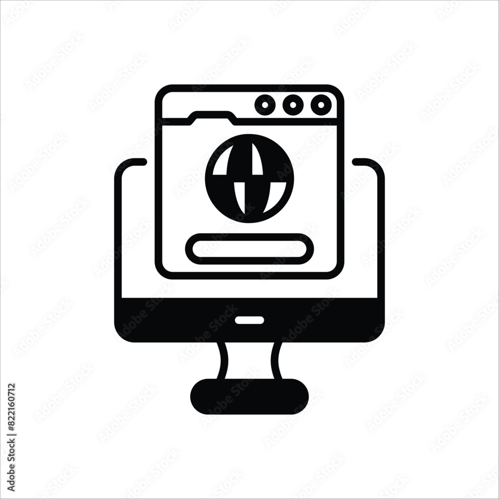 Web Icon editable stock vector icon Web Icon editable stock vector icon