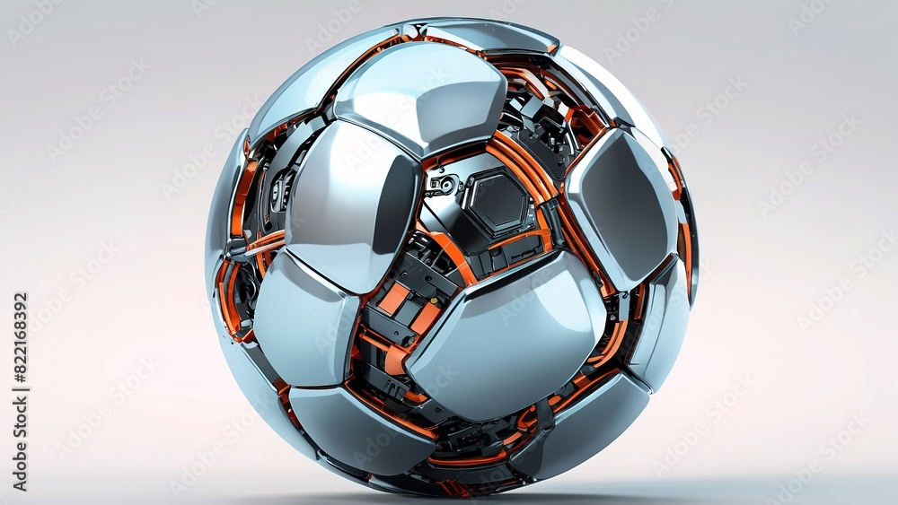 mechanical futuristic soccer ball mechanical futuristic soccer ball