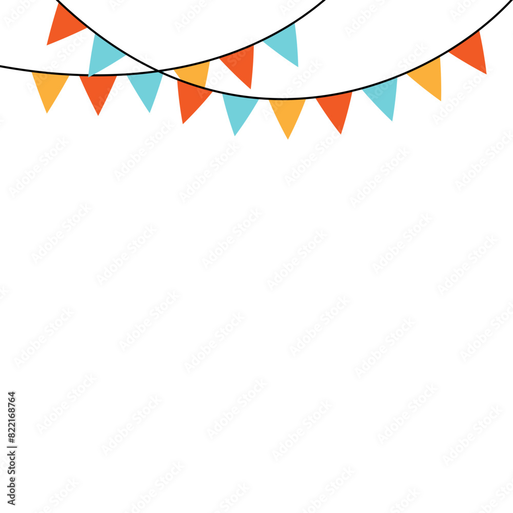 Obraz premium Bunting Flag Decoration