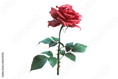 Rose bouquet isolated on transparent background