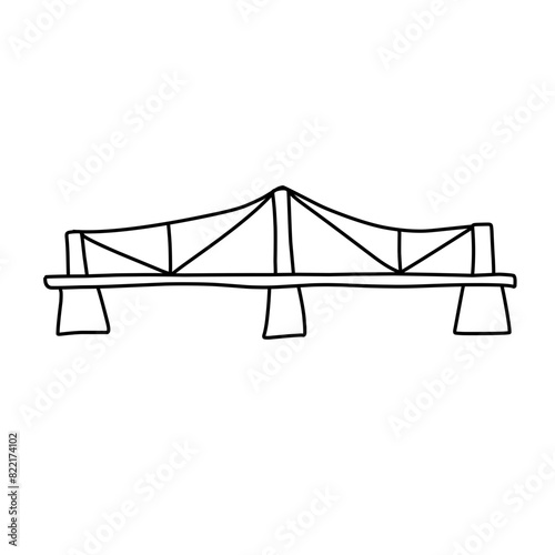 hand drawn bridge