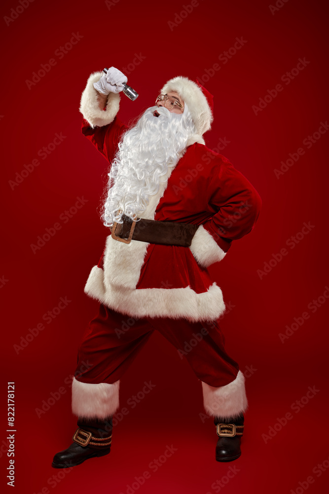 cheerful Santa Claus cheerful Santa Claus