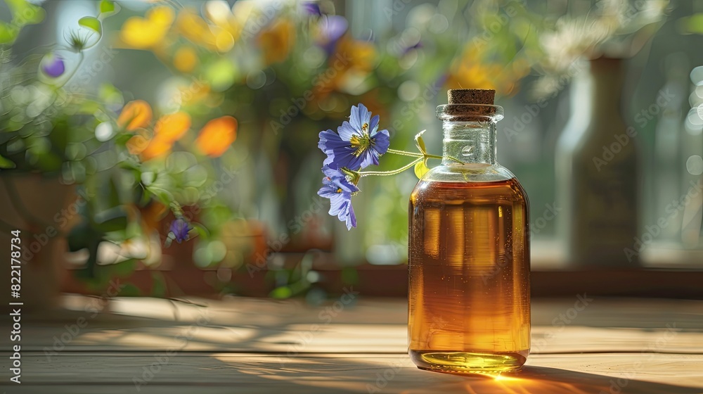 essential oil from medicinal herbs. Selective focus essential oil from medicinal herbs. Selective focus