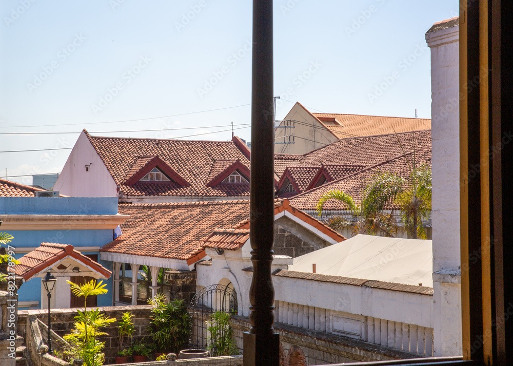 Fototapeta premium view of the small town