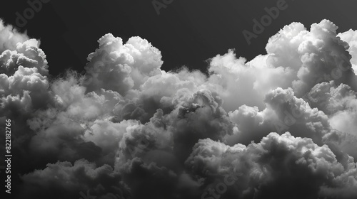 Cloud frames loose clouds and backgrounds with cloud textures printed on a transparent background of black color. Bottomless clouds. Clouds PNG. Cloud frames loose clouds and backgrounds with cloud photo