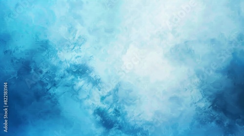 Blurred sky blue background colors in a soft blended design with white highlights © Bundi