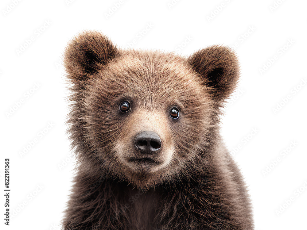 Forest animal baby portrait. Generative AI Forest animal baby portrait. Generative AI