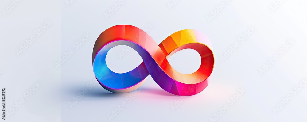 A modern, colorful logo featuring S-shaped ribbons on the left and right sides, with a white background, using vector graphics and simple shapes with bright colors in a minimalistic design A modern, colorful logo featuring S-shaped ribbons on the left and right sides, with a white background, using vector graphics and simple shapes with bright colors in a minimalistic design