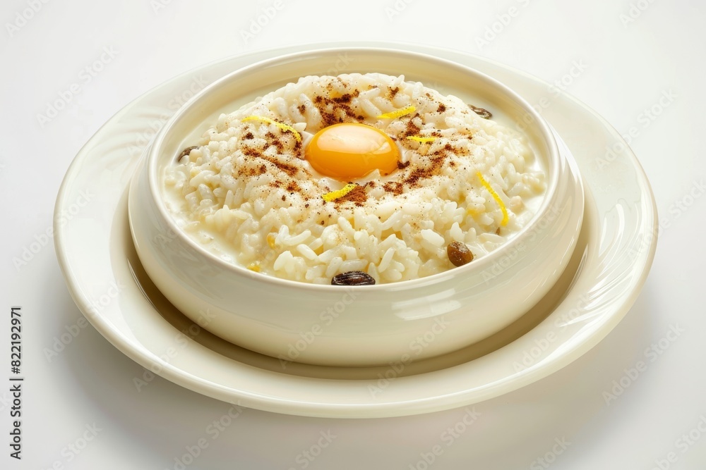 Rich and Creamy Arroz con Leche with Fragrant Vanilla and Aromatic Cinnamon Rich and Creamy Arroz con Leche with Fragrant Vanilla and Aromatic Cinnamon
