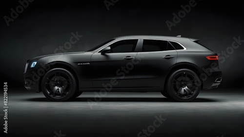 Imagine a mean and impressive SUV that captures attention from onlookers on the street while projecting an aura of power and refinement. This opulent sports car has a matte black finish that gives its