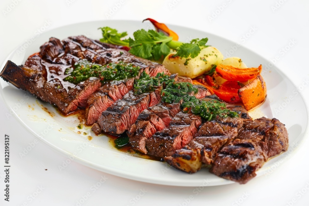 Tender Grilled Skirt Steak with Vibrant Chimichurri Sauce Tender Grilled Skirt Steak with Vibrant Chimichurri Sauce
