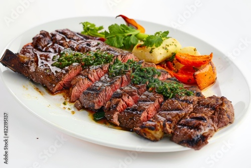 Tender Grilled Skirt Steak with Vibrant Chimichurri Sauce