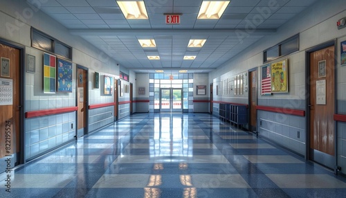 See yourself navigating the school halls, finding your way to different classrooms and facilities photo