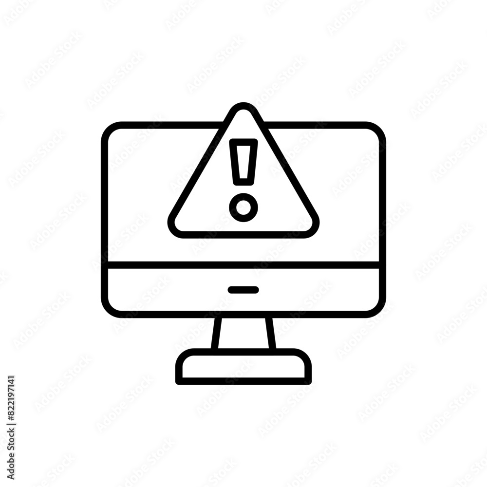 Development warning outline icons, minimalist vector illustration ,simple transparent graphic element .Isolated on white background Development warning outline icons, minimalist vector illustration ,simple transparent graphic element .Isolated on white background