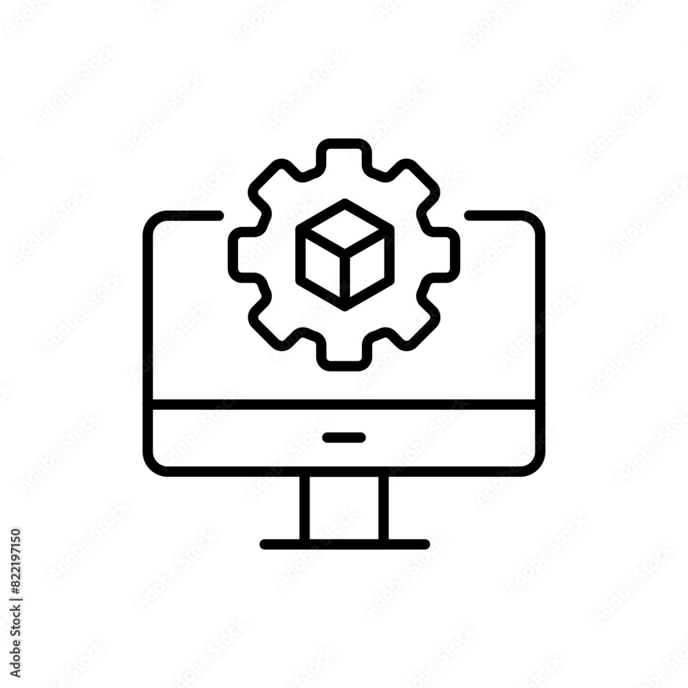 Software Development outline icons, minimalist vector illustration ,simple transparent graphic element .Isolated on white background Software Development outline icons, minimalist vector illustration ,simple transparent graphic element .Isolated on white background