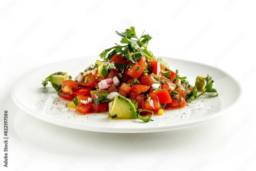 Vibrant Avocado Salsa with Tomatoes and Cilantro