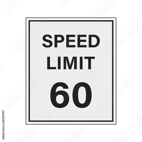 Speed limit 60