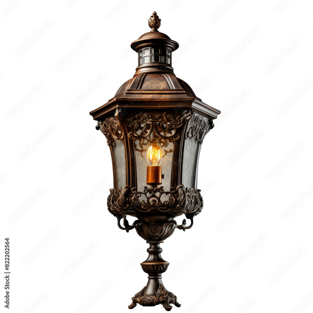 Old lamp Isolated on transparent background, png, cut out. Old lamp Isolated on transparent background, png, cut out.