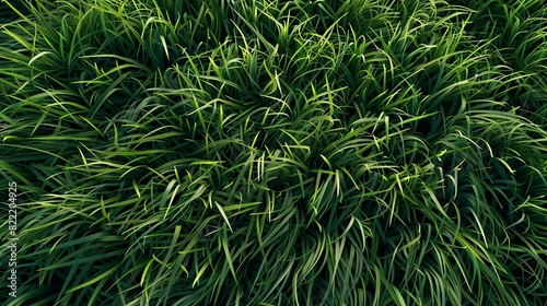 Field of green grass Green grass texture background. top view of nature abstract background.