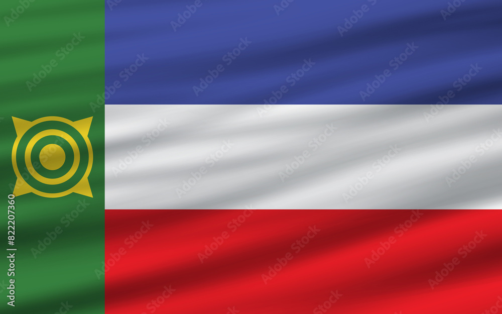 Naklejka premium flags of world countries wavy fabric texture