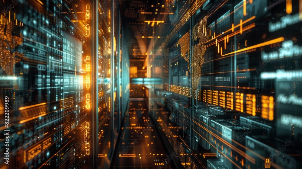 High-detail photo of a vault filled with gold bars and trading chart overlays High-detail photo of a vault filled with gold bars and trading chart overlays