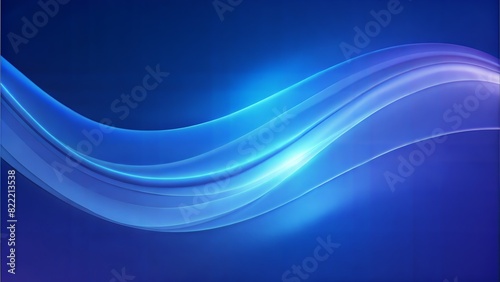 Blue Waves: Smooth, flowing blue wave patterns creating a calming and serene abstract background. 