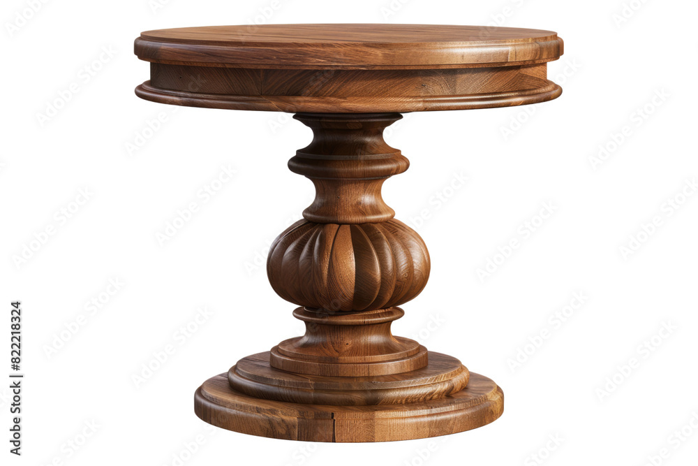 Accent table isolated on transparent background Accent table isolated on transparent background