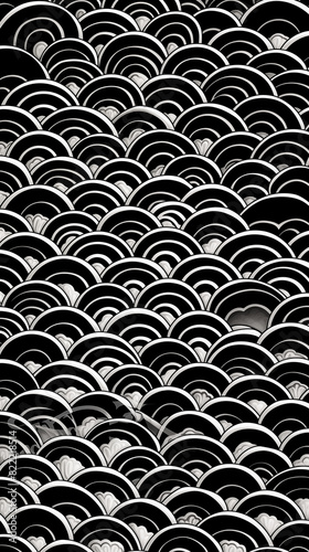 Abstract Image, Black and White Scales, Pattern Style Texture, Wallpaper, Background, Cell Phone and Smartphone Case, Computer Screen, Cell Phone and Smartphone Screen, 9:16 Format - PNG