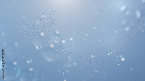 Wallpaper Mural deruxtecan molecular structure 3d, topoisomerase i inhibitor, structural chemical formula view from a microscope Torontodigital.ca