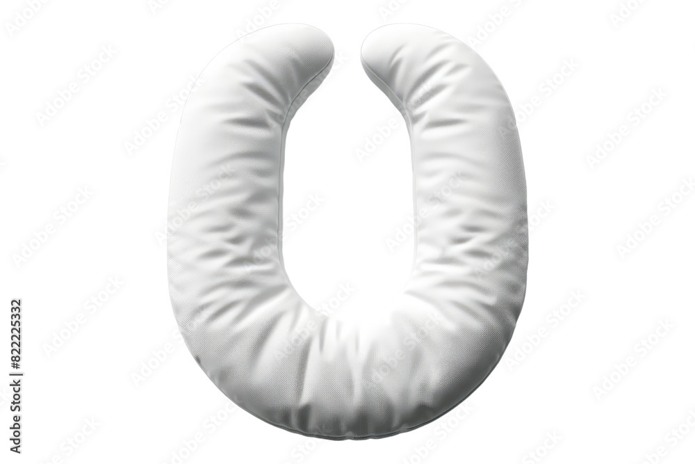 U shaped pillow isolated on transparent background U shaped pillow isolated on transparent background