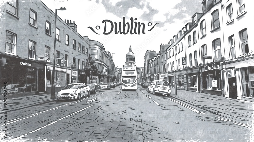 Dublin Ireland sketch