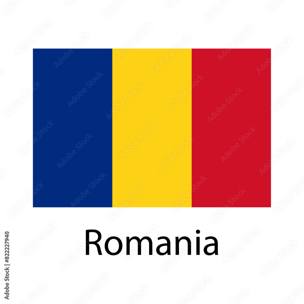 Fototapeta premium Flag of Romania 2:3