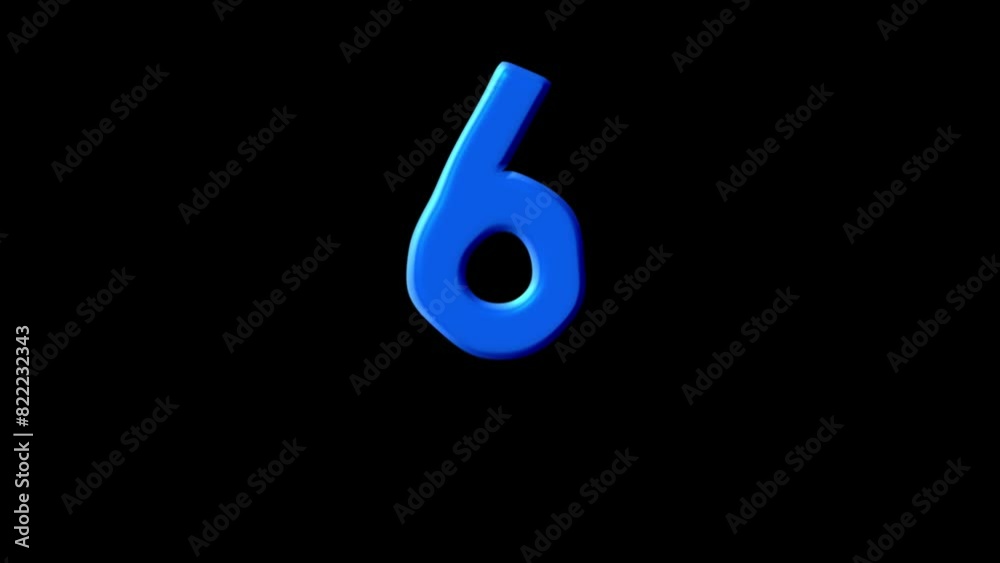 Realistic dripping liquid number 6 animation Realistic dripping liquid number 6 animation