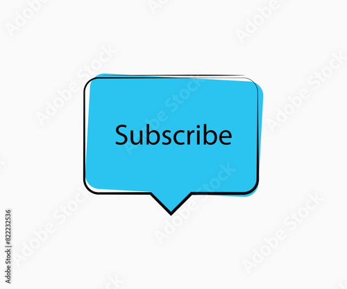 Subscribe icon vector illustration icon
