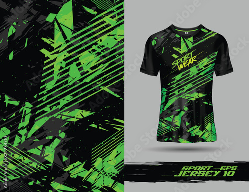 Tshirt sports grunge texture background for soccer jersey, downhill, cycling, football, gaming.