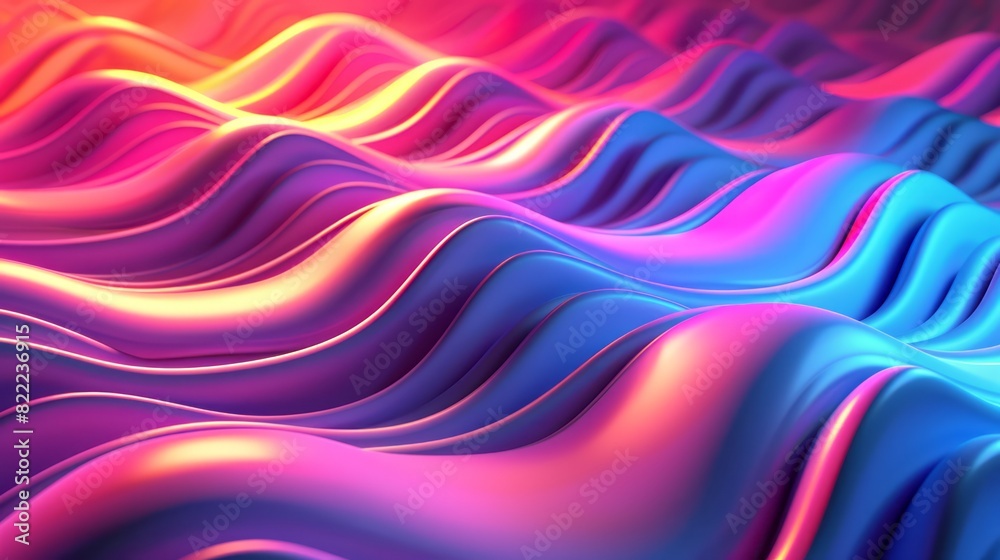 Vibrant Abstract 3D Background. Vibrant Abstract 3D Background.