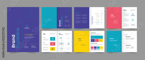 Brand guideline also manual guidelines template 