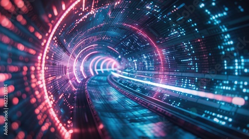 Digital tech tunnel