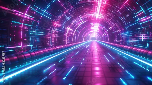 Digital technology tunnel © RAMBYUL