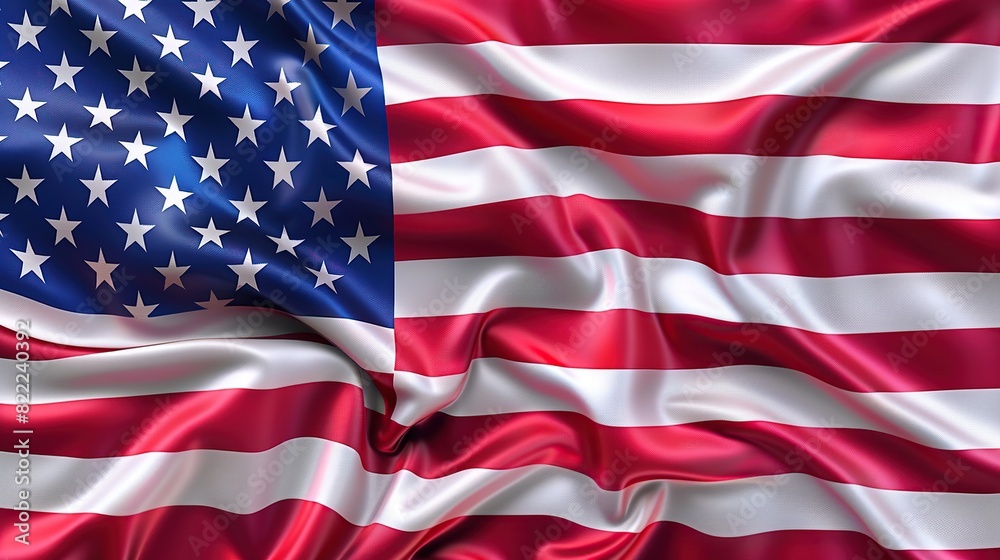 American flag. The national flag of the United States of America. Country symbols and icons. Generative Ai. American flag. The national flag of the United States of America. Country symbols and icons. Generative Ai.