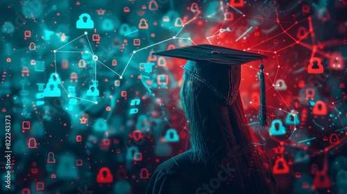 Blockchain in Education ensuring secure academic records, enhancing verification processes, and reducing fraud in credentialing  photo