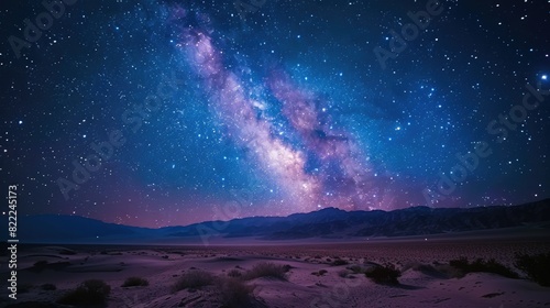 Starry night desert